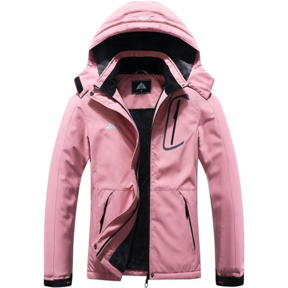 Women's Plus Size‎ Warm Winter Coat Hooded Waterproof Ski Jacket Mountain